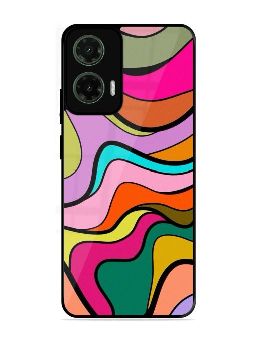 Wavy Wonder Glossy Soft Edge Case for Motorola Moto G35 (5G)