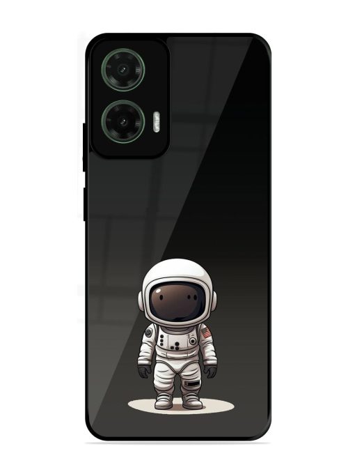 Neon Astronaut Glossy Soft Edge Case for Motorola Moto G35 (5G)