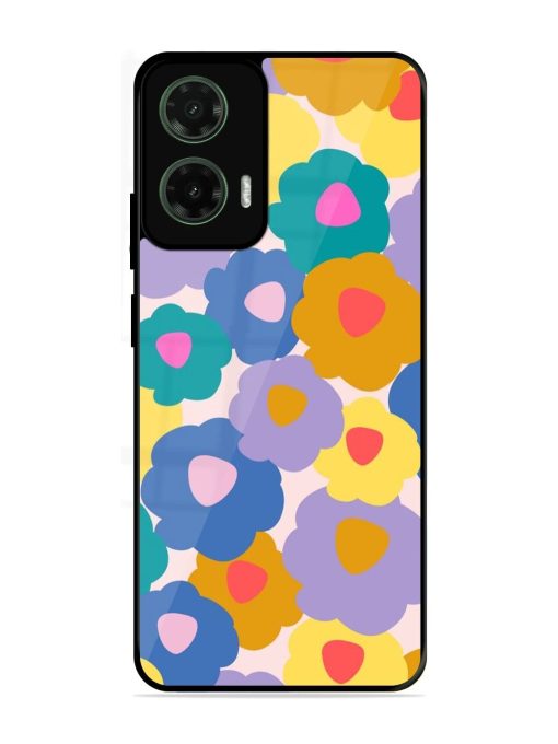 Flower Power Glossy Soft Edge Case for Motorola Moto G35 (5G)