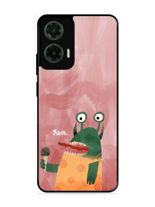 Hungry Monster Glossy Soft Edge Case for Motorola Moto G35 (5G)