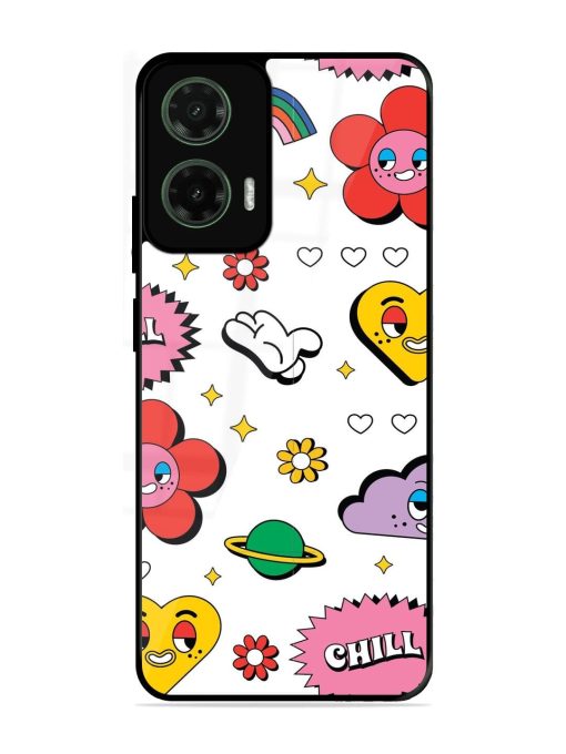 Whimsical Wonderland Glossy Soft Edge Case for Motorola Moto G35 (5G)
