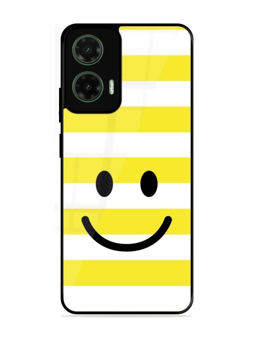 Smiling Stripes Glossy Soft Edge Case for Motorola Moto G35 (5G)