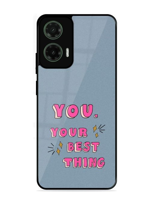 Self-Love Sparkles Glossy Soft Edge Case for Motorola Moto G35 (5G)