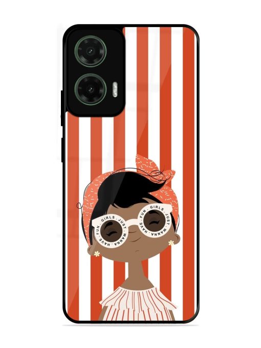 Girls Just Wanna Have Fun Glossy Soft Edge Case for Motorola Moto G35 (5G)