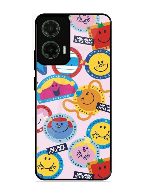 Whimsical Mr. Men & Little Miss Glossy Soft Edge Case for Motorola Moto G35 (5G)