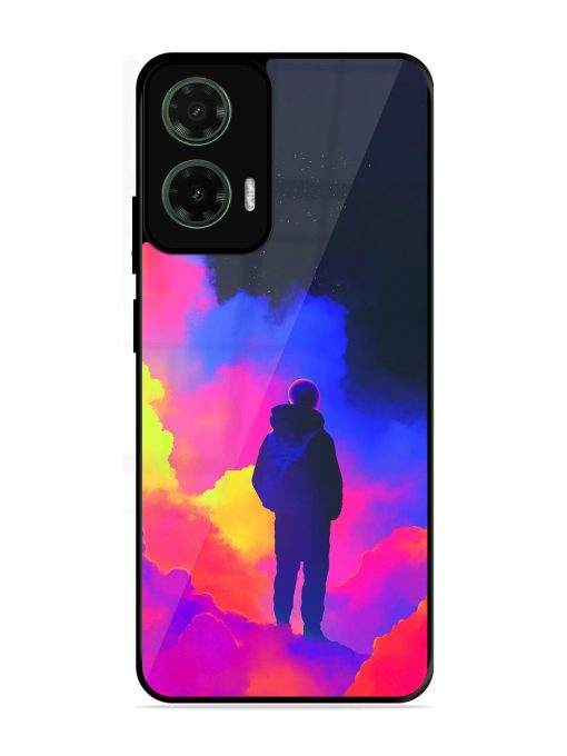 Cosmic Wanderer Glossy Soft Edge Case for Motorola Moto G35 (5G)