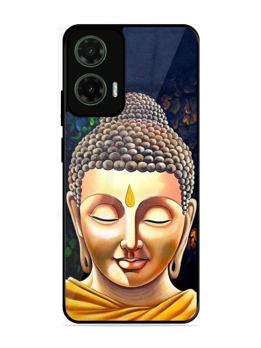 Buddha Face Glossy Soft Edge Case for Motorola Moto G35 (5G)