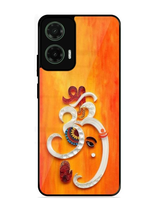 Ganesha In Quilling Art Glossy Soft Edge Case for Motorola Moto G35 (5G)