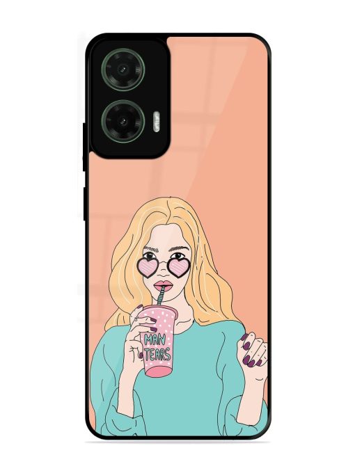 Feminine Power Glossy Soft Edge Case for Motorola Moto G35 (5G)