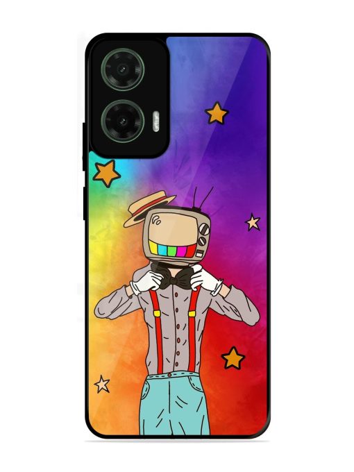 Tv Personality Glossy Soft Edge Case for Motorola Moto G35 (5G)
