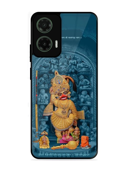 Divine Grace Of Shri Kashtabhanjandev Glossy Soft Edge Case for Motorola Moto G35 (5G)
