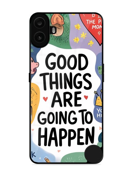 Uplifting Scribbles Glossy Soft Edge Case for Nothing CMF Phone 1