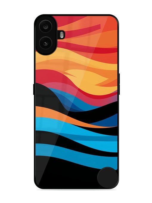 Blazing Currents Glossy Soft Edge Case for Nothing CMF Phone 1