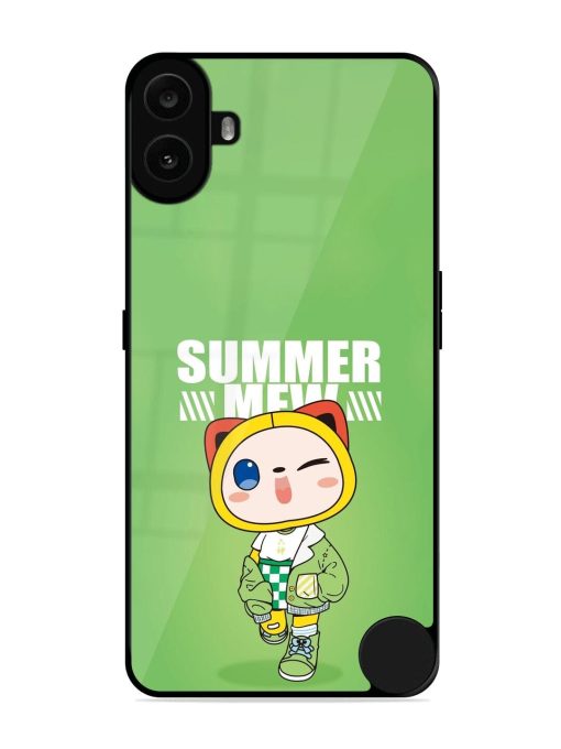 Purrfect Summer Glossy Soft Edge Case for Nothing CMF Phone 1