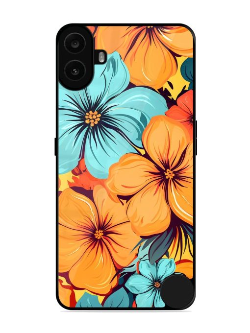 Tropical Bloom Glossy Soft Edge Case for Nothing CMF Phone 1