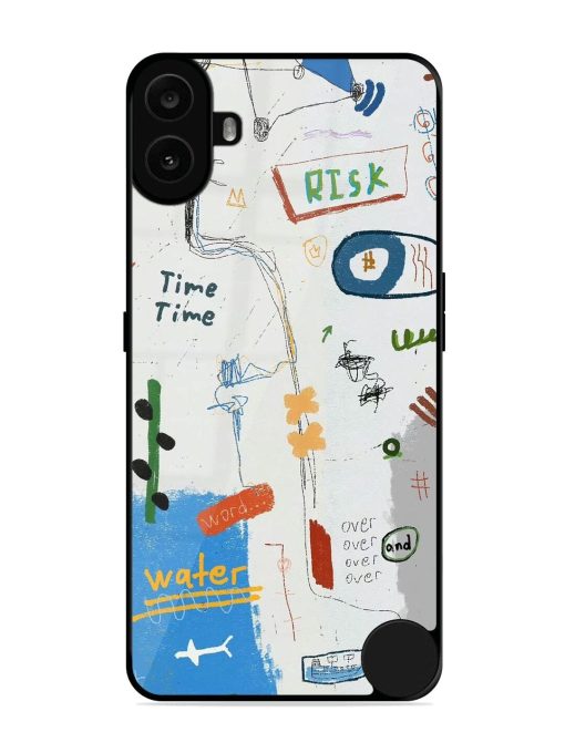 Mind Map Madness Glossy Soft Edge Case for Nothing CMF Phone 1