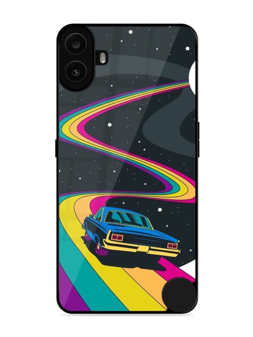 Rainbow Road Glossy Soft Edge Case for Nothing CMF Phone 1