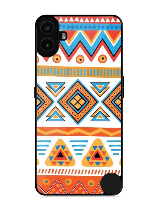 Vibrant Tribal Pattern Glossy Soft Edge Case for Nothing CMF Phone 1