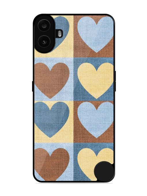 Hearts On Canvas Glossy Soft Edge Case for Nothing CMF Phone 1