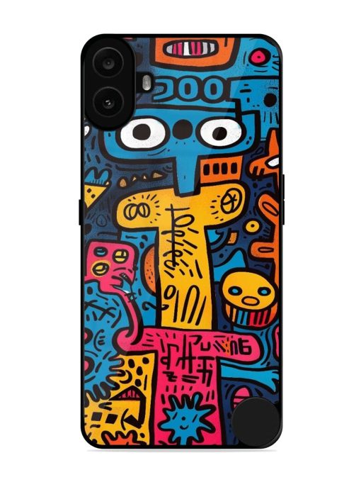 Doodletopia Glossy Soft Edge Case for Nothing CMF Phone 1