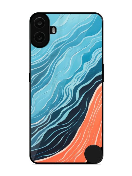 Oceanic Divide Glossy Soft Edge Case for Nothing CMF Phone 1