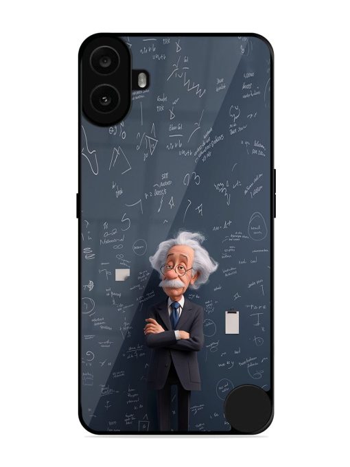 Albert Einstein Glossy Soft Edge Case for Nothing CMF Phone 1