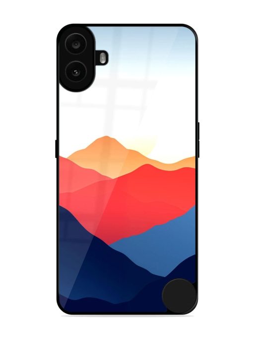 Sunset Peaks Glossy Soft Edge Case for Nothing CMF Phone 1