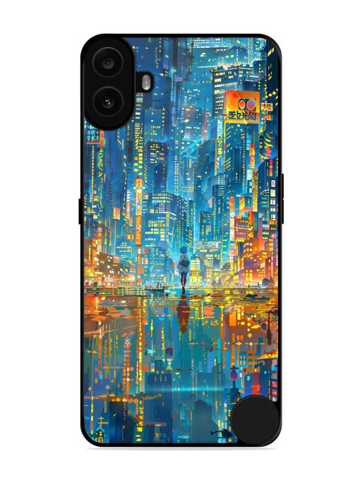 Neon Metropolis Glossy Soft Edge Case for Nothing CMF Phone 1