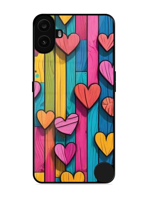 Rainbow Of Hearts Glossy Soft Edge Case for Nothing CMF Phone 1