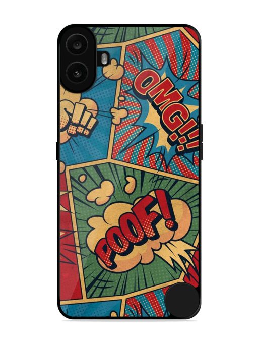 Comic Book Chaos Glossy Soft Edge Case for Nothing CMF Phone 1