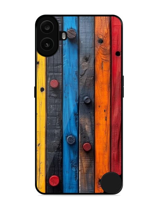 Rainbow Plank Glossy Soft Edge Case for Nothing CMF Phone 1