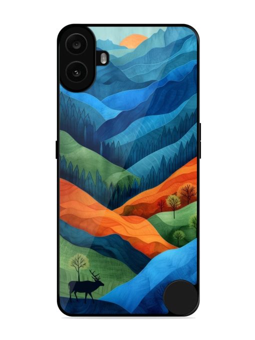 Layers Of The Land Glossy Soft Edge Case for Nothing CMF Phone 1