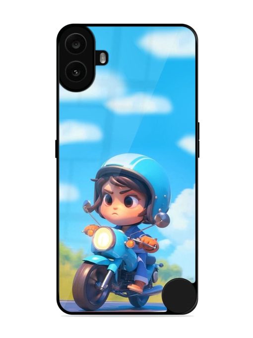 Little Rider Glossy Soft Edge Case for Nothing CMF Phone 1