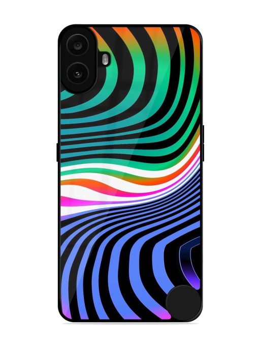 Psychedelic Waves Glossy Soft Edge Case for Nothing CMF Phone 1