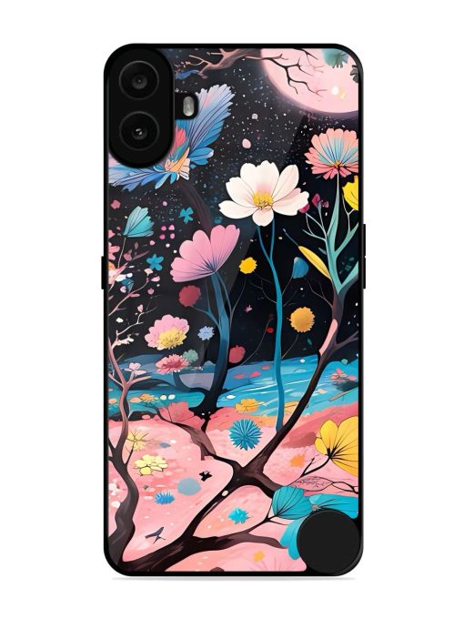 Cosmic Bloom Glossy Soft Edge Case for Nothing CMF Phone 1