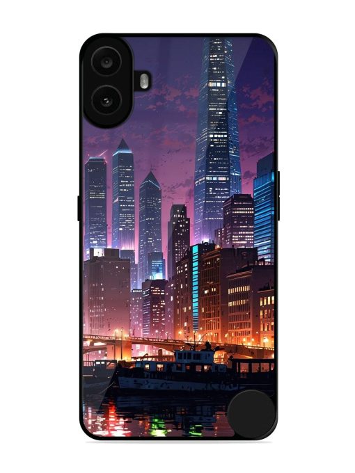 Neon Nightscape Glossy Soft Edge Case for Nothing CMF Phone 1