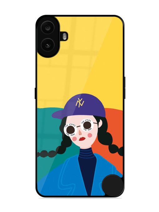 Starry-Eyed Girl Glossy Soft Edge Case for Nothing CMF Phone 1