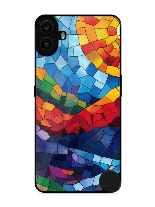 Mosaic Sunset Glossy Soft Edge Case for Nothing CMF Phone 1