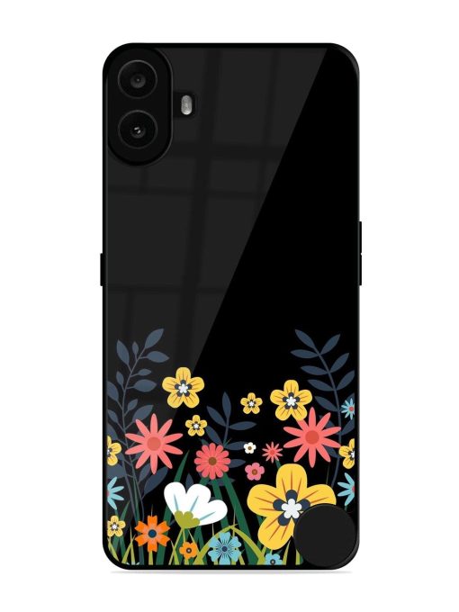 Floral Night Sky Glossy Soft Edge Case for Nothing CMF Phone 1