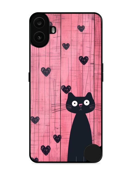 Feline Valentine'S Day Glossy Soft Edge Case for Nothing CMF Phone 1