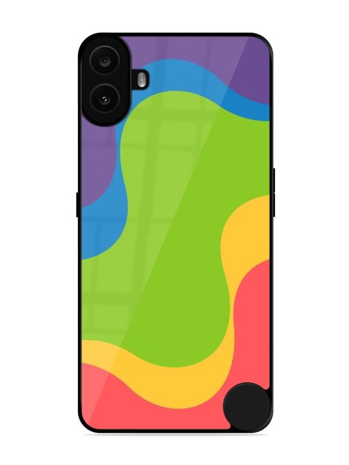 Wavy Rainbow Wonderland Glossy Soft Edge Case for Nothing CMF Phone 1