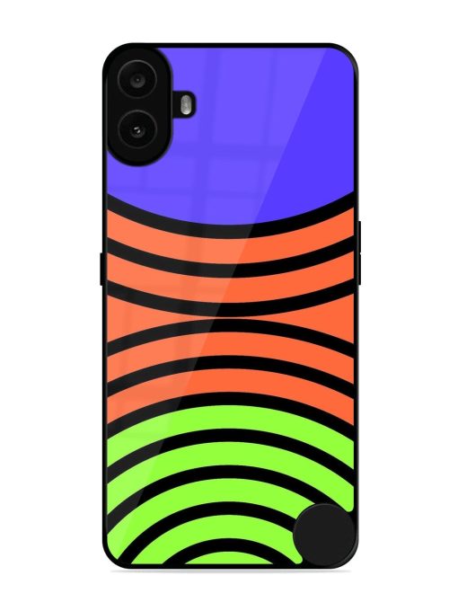 Psychedelic Stripe Symphony Glossy Soft Edge Case for Nothing CMF Phone 1