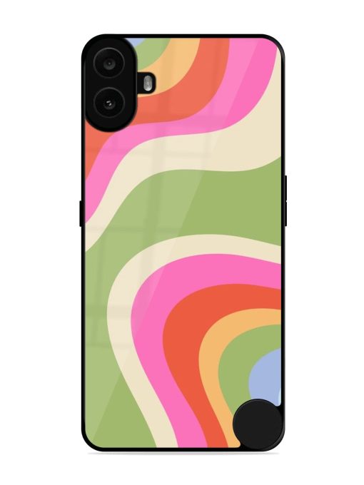 Wavy Rainbow Wonderland Glossy Soft Edge Case for Nothing CMF Phone 1