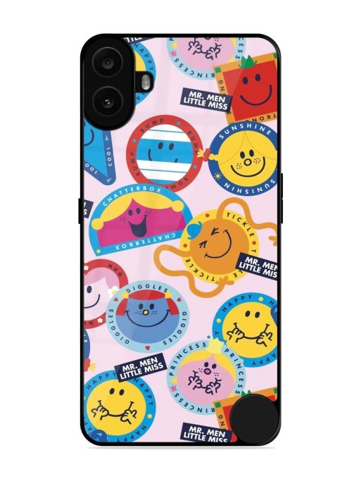 Whimsical Mr. Men & Little Miss Glossy Soft Edge Case for Nothing CMF Phone 1