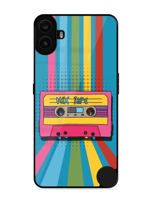 Retro Cassette Tapes Glossy Soft Edge Case for Nothing CMF Phone 1