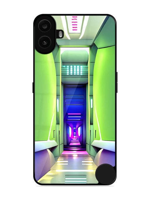 Neon Corridor Glossy Soft Edge Case for Nothing CMF Phone 1