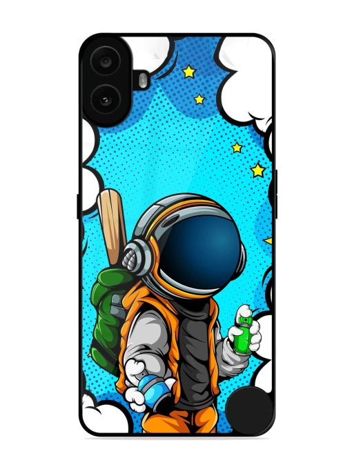 Space Graffiti Artist Glossy Soft Edge Case for Nothing CMF Phone 1