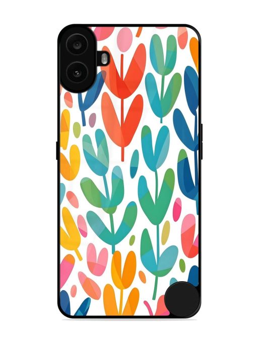 Rainbow Of Blooms Glossy Soft Edge Case for Nothing CMF Phone 1