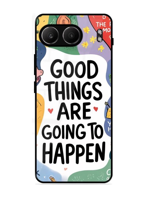 Uplifting Scribbles Glossy Soft Edge Case for Oneplus Nord 4 (5G)