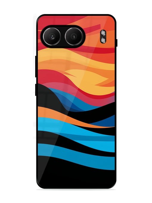 Blazing Currents Glossy Soft Edge Case for Oneplus Nord 4 (5G)